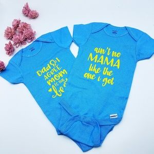 Baby Talk Onesie Pair